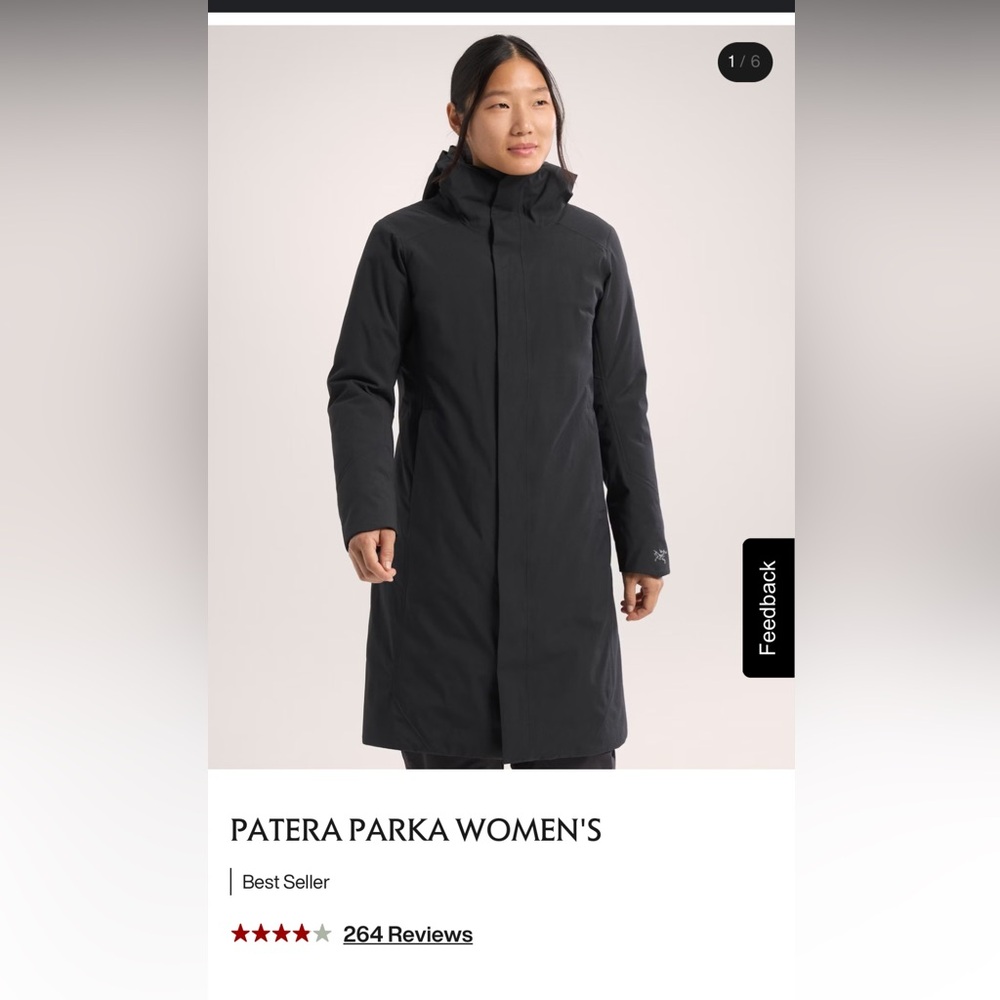 arc'teryx patera parka
